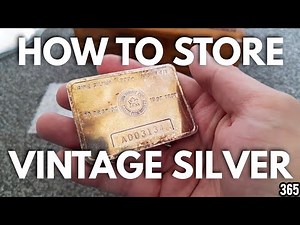 How To Store & Protect Vintage Silver Bars (Tried & Tested Method)