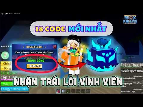 Tổng Hợp 18 Code Mới Blox Fruits Vừa Cập Nhật Nhận Trái Lội Vĩnh Viễn Và 20Tr Beli
