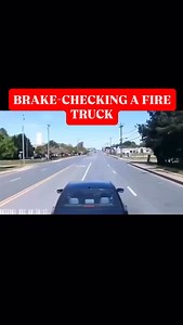 Not even emergency vehicles will stay immune to “brakecheckers”. Stay safe out there people, you never know when and where… @truckersgonnakeeptrucking #dashcam #dangerousdriving #highway #trucknation #collision #truckerlife #carstagram #collision #truckerlife #trucking #trucker | Chief Miller