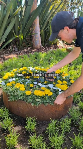 Melbourne Park on Instagram: "Stage is set ✅"