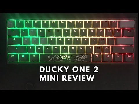 Ducky One 2 mini Review (TFUE keyboard)