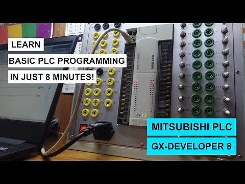 MITSUBISHI PLC PROGRAMMING | GX-DEVELOPER 8 SOFTWARE