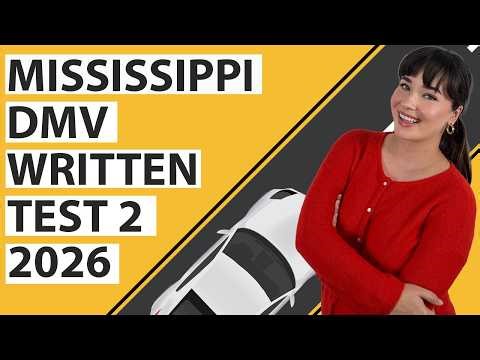 Mississippi Written Test 2 2026 60 Questions with Explained Answers
