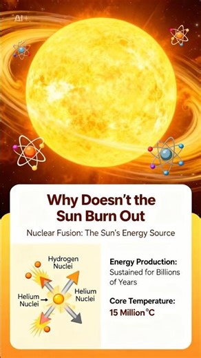 Why Doesn’t the Sun Burn Out? 🌞