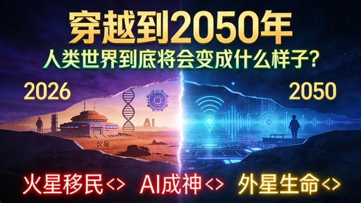 穿越到2050年，人类世界到底将会变成什么样子？