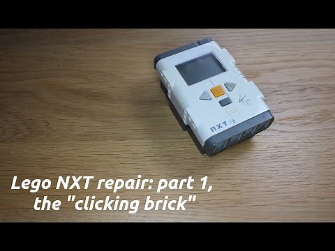 Lego NXT repair : part1, the "clicking brick"