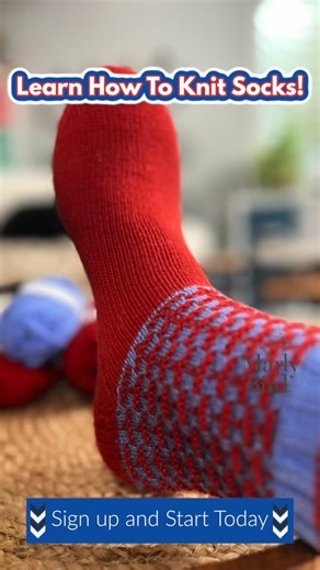 Learn to Knit Socks the Easy Way! | Marly Bird | Facebook