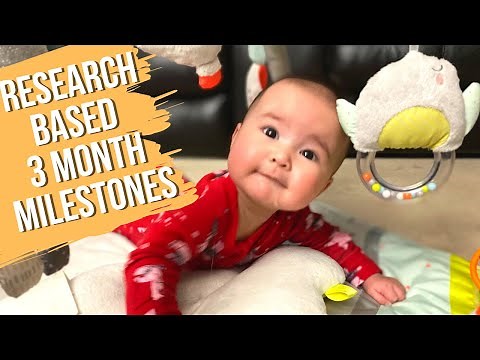 THREE MONTH BABY DEVELOPMENT MILESTONES | What A 3 Month Old Can Do And How You Can Measure Growth!