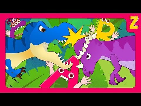 Make a monster ABC with the head butting dinosaur 'Pachycephalosaurus' (+ more dino song collection)