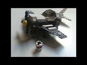 How to make a lego P-51 Mustang (WW2/korean war plane)