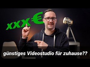 Videostudio einrichten für wenig Geld??? ✅