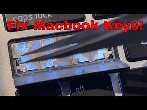 How To Fix Your Apple Macbook Air Keys In 60 Seconds! (a1466)