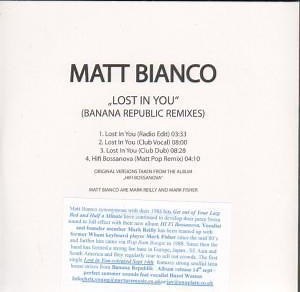 Matt Bianco - Lost In You (Banana Republic Remixes)