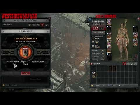 DIABLO 4 Season 6 - How to temper 15 max resolve stacks per Helmet and Pants for Spirit Born