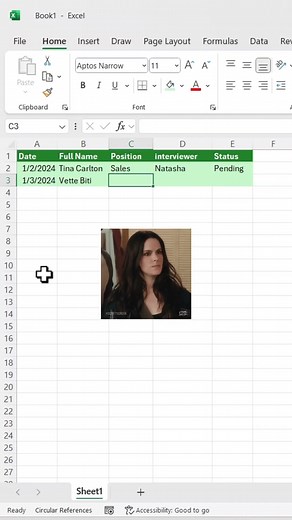 Data Entry Form In Excel Without Code #excel #exceltips #exceltricks #fyp #dataanalyst #viral #learning #education #datascience #excel_learning