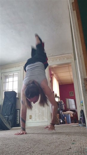 backwards handstand walk stable steady warmup