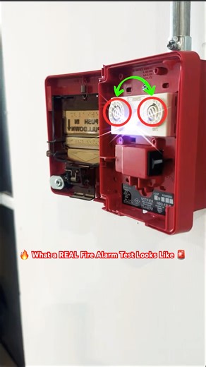🔥 What a REAL Fire Alarm Test Looks Like 🚨