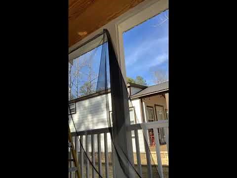 Screen Tight Mini Track Installation