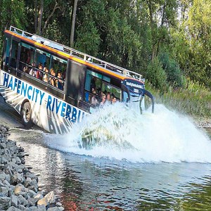 Bus driving into River | Beautiful Life