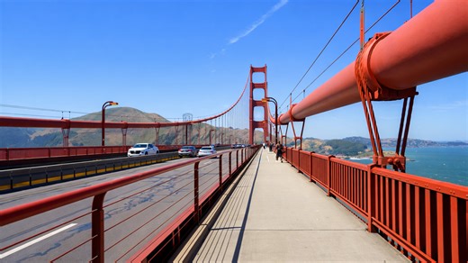 Золотые ворота: туманные виды Сан-Франциско в 4К