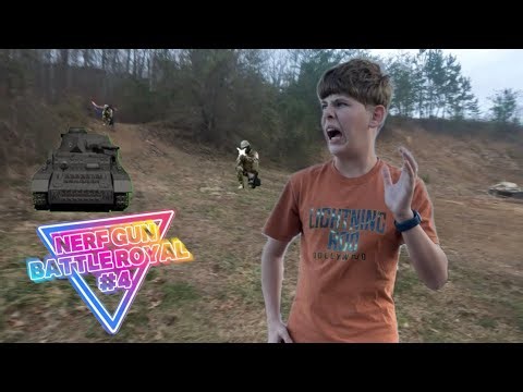 Nerf gun battle royal #4:FREE FOR ALL