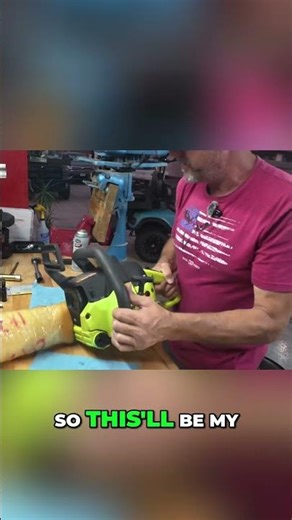 First Time Replacing a Chainsaw Primer Bulb #shorts