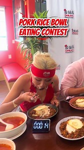 $500 Pork Rice Bowl Eating Contest at Delicious Food Corner