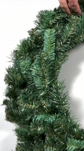 DIY Evergreen Wreath for Home Decor | Reuse Craft Tutorial