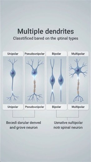Types of Neurons You MUST Know 🧠 | Unipolar, Bipolar & Multipolar Neurons