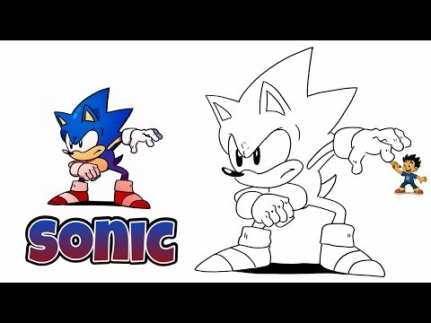 How to Draw Sonic the Hedgehog ⚡ Fast, Cool & Easy!