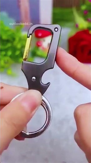 Keychain Set 🔑✨ 2-in-1 Retractable + Bottle Opener | Cool Everyday Carry for Men