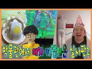 박물관에서 메챠카멜레온을 실제로한다면?!?!