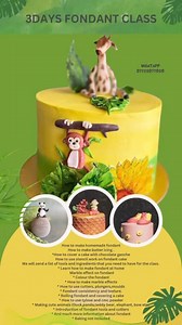 3Days Basic to Advanced Fondant Icing and Fondant Figures Making Class Whatsapp @07722077050 How to make homemade fondant How to make butter icing . *How to cover a cake with chocolate ganche How to use stencil work on fondant cake We will send a list of tools and ingredients that you need to have for the class. * Learn how to make fondant at home Marble effect on fondant * Colour the fondant * How to make marble effects * How to use cutters, plungers,moulds * Fondant consistency and texture. *