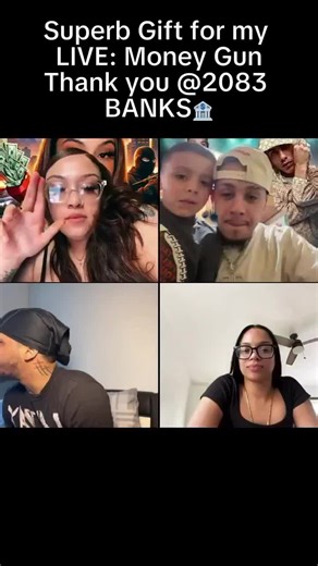 2083 BANKS🏦, thank you for this wonderful Gift sent in my LIVE! I'll cherish this moment forever.#tiktoklive #livehighlights #livegift #moneygun