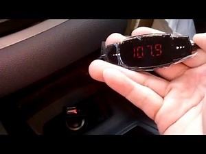 VicTsing Universal FM Transmitter Test Radio Car Kit mit USB Ladefunktion