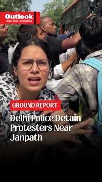 CJP Protest: Delhi Police Detain Protesters Near Janpath Over Gyanesh Kumar