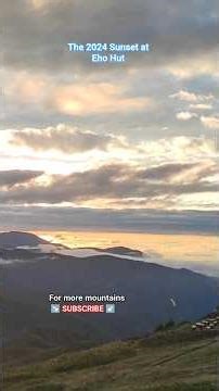 The Sunset in Summer 2024- Хижа Ехо, България- Balkan Mountains, Bulgaria- wild nature hiking