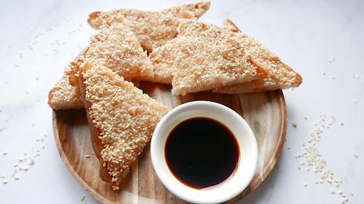 Super easy sesame prawn toast recipe - BEST EVER