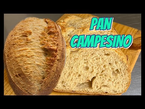 PAN CAMPESINO video completo , cómo hacer un buen pan campesino