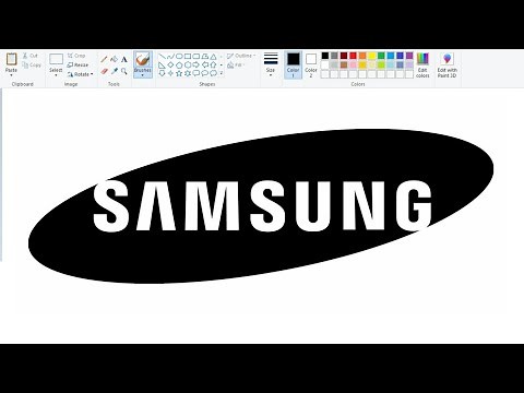 How to draw Samsung Logo in easy steps | Samsung Logo Drawing.