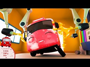 Buster Changes Color | Red Buster | bus anime | fun kids show