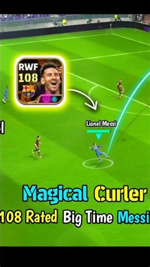 Messi’s Deadly Curve Shot 🎯⚽ eFootball #efootball #football #goat #messi #viral #tranding #lipsync