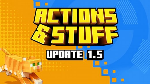 Minecraft Bedrock Actions & Stuff gets big 1.5 update, featuring Chase the Skies support, new facial expressions, and more