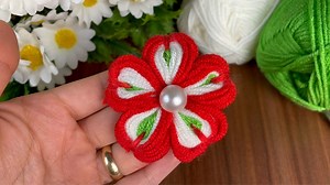 106K views · 1.1K reactions | You will love this knitted flower made with comb 朗 a great model #how to make #flowers | My Hobby | Facebook