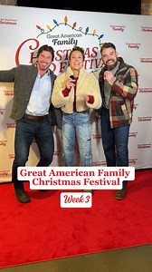 WEEKEND 3 RECAP🎄The perfect crew for the perfect 3rd weekend! Thank you to Jill, Jesse, Christopher, Taylor, Masey — and all of YOU — for showing up and showing out this past weekend at the Great American Family Christmas Festival 🤩 The Christmas spirit is overflowing, and we are loving every minute of it! 🫶 | Great American Family