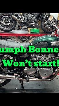 Triumph Bonneville that won’t start!! I found the problem. It’s a quick video but not a short 😉