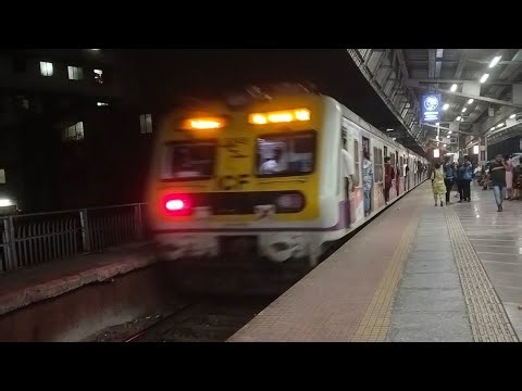 Mumbai local train journey video | Indian railways station train video #trainvideo