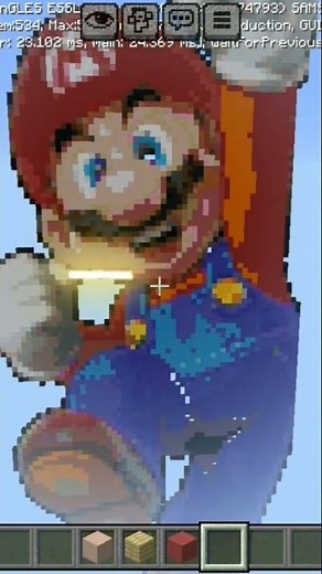 MARIO PIXEL ART MINECRAFT DRAW 🔥🔥😎😎