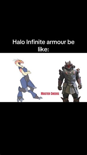 Halo infinite armour be like: #memes #animation #halo