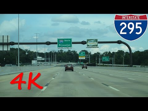 ⁴ᴷ Interstate 295/Trenton Bypass (NJ/PA) inner loop [4K VIDEO]